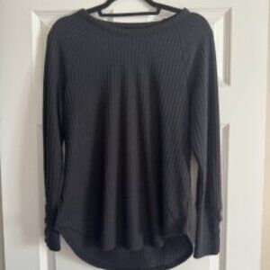 Chaser Long Sleeve Waffle Tee L